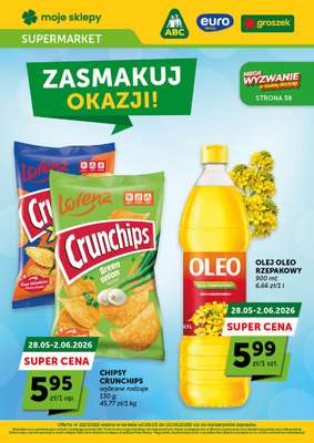 Groszek - gazetka promocyjna Gazetka Supermarket  do środy 10.06