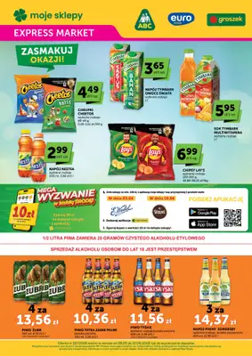 Groszek - gazetka promocyjna Gazetka Expressmarket  do środy 10.06