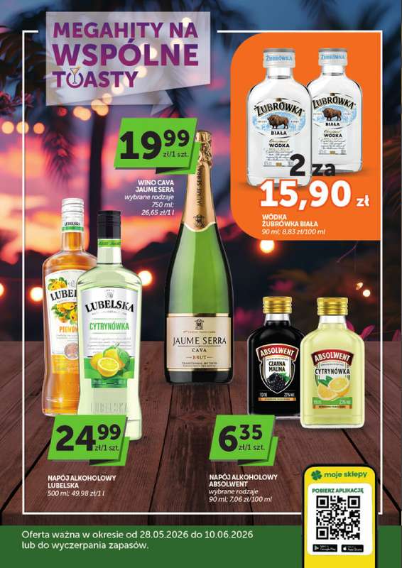 ABC - gazetka promocyjna Oferta alkoholowa  do środy 10.06