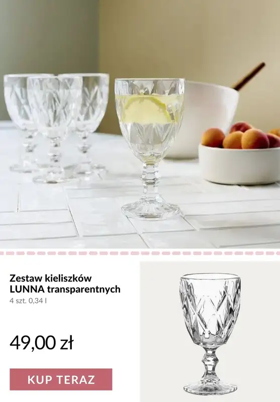 Homla - gazetka promocyjna Szkło na letnie spotkania przy stole od środy 27.05  - strona 11