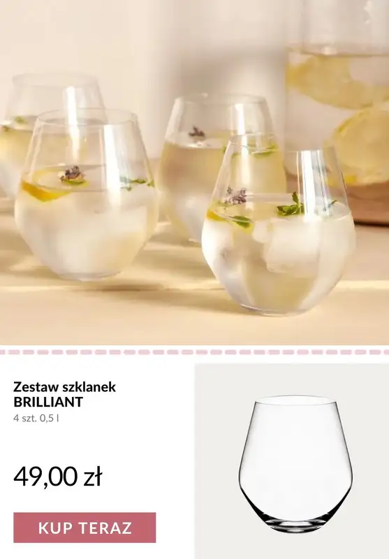 Homla - gazetka promocyjna Szkło na letnie spotkania przy stole od środy 27.05  - strona 5