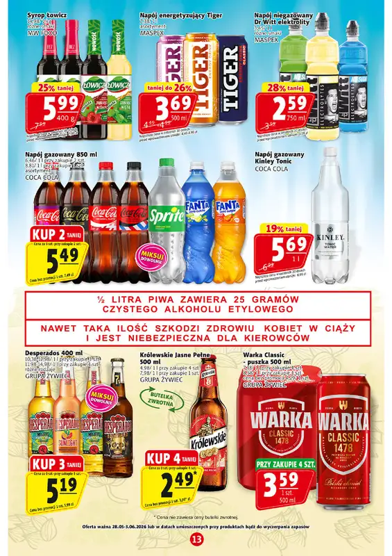 Prim Market - gazetka promocyjna Gazetka od czwartku 28.05 do środy 03.06 - strona 13