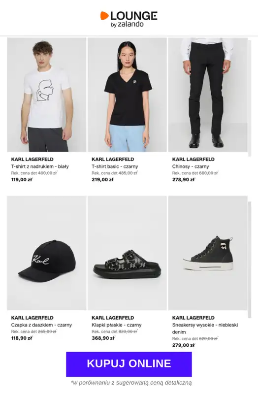 Lounge by Zalando - gazetka promocyjna Do -77%  KARL LAGERFELD od środy 27.05 do soboty 30.05 - strona 7