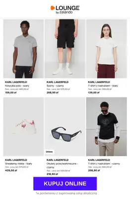 Lounge by Zalando - gazetka promocyjna Do -77%  KARL LAGERFELD od środy 27.05 do soboty 30.05 - strona 9
