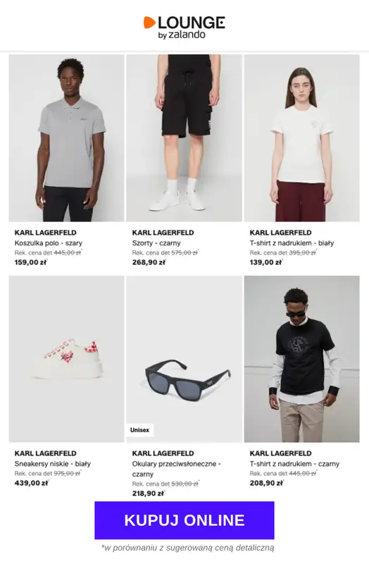 Lounge by Zalando - gazetka promocyjna Do -77%  KARL LAGERFELD od środy 27.05 do soboty 30.05 - strona 9