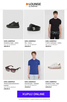 Lounge by Zalando - gazetka promocyjna Do -77%  KARL LAGERFELD od środy 27.05 do soboty 30.05 - strona 10
