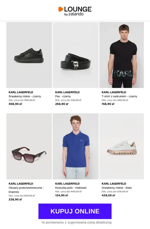 Lounge by Zalando - gazetka promocyjna Do -77%  KARL LAGERFELD od środy 27.05 do soboty 30.05 - strona 10