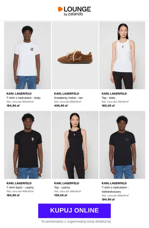 Lounge by Zalando - gazetka promocyjna Do -77%  KARL LAGERFELD od środy 27.05 do soboty 30.05 - strona 6