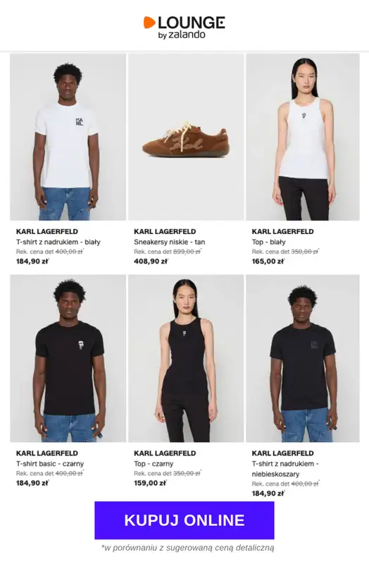 Lounge by Zalando - gazetka promocyjna Do -77%  KARL LAGERFELD od środy 27.05 do soboty 30.05 - strona 4