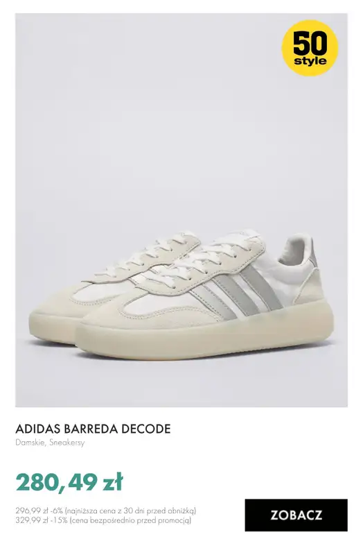 50 style - gazetka promocyjna Białe sneakersy dla Niej od środy 27.05 do wtorku 02.06 - strona 6