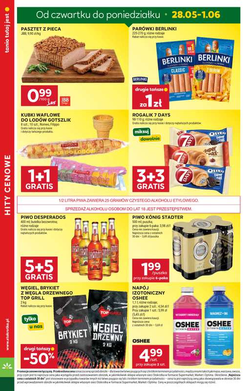 Stokrotka - gazetka promocyjna Gazetka Supermarket od czwartku 28.05 do poniedziałku 01.06 - strona 6