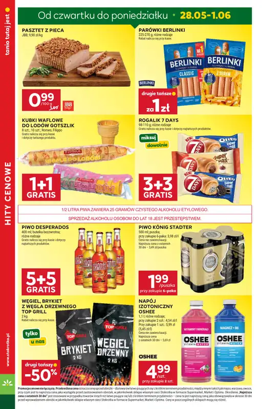 Stokrotka - gazetka promocyjna Gazetka Supermarket od czwartku 28.05 do poniedziałku 01.06 - strona 6