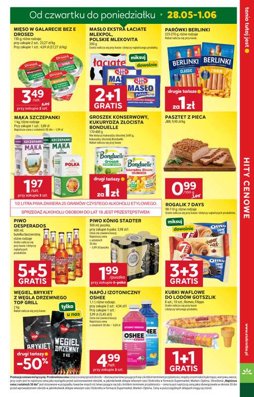 Stokrotka - gazetka promocyjna Gazetka Market od czwartku 28.05 do poniedziałku 01.06 - strona 5