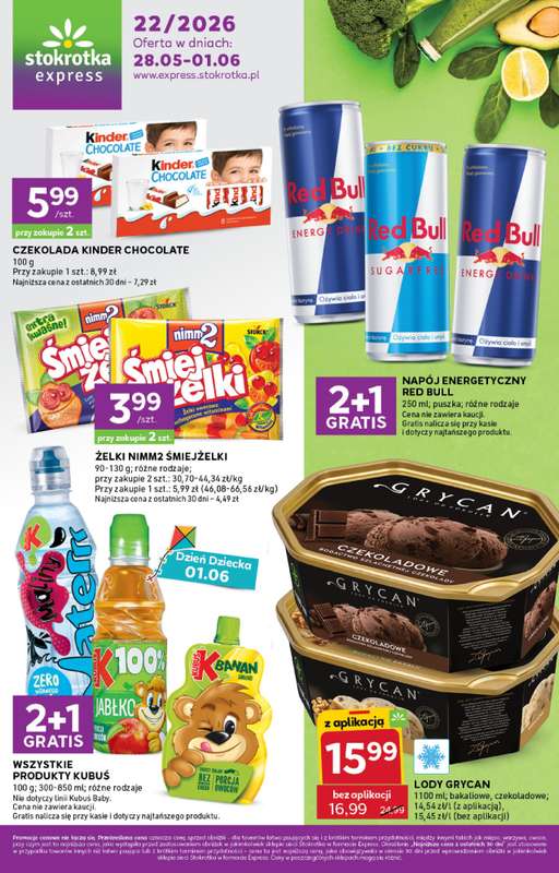 Stokrotka - gazetka promocyjna Gazetka Express od czwartku 28.05 do poniedziałku 01.06