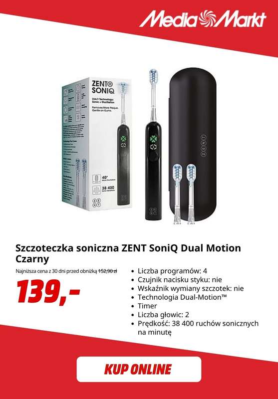 Media Markt - gazetka promocyjna Szczoteczki soniczne w super cenach! od środy 27.05 do środy 03.06 - strona 2