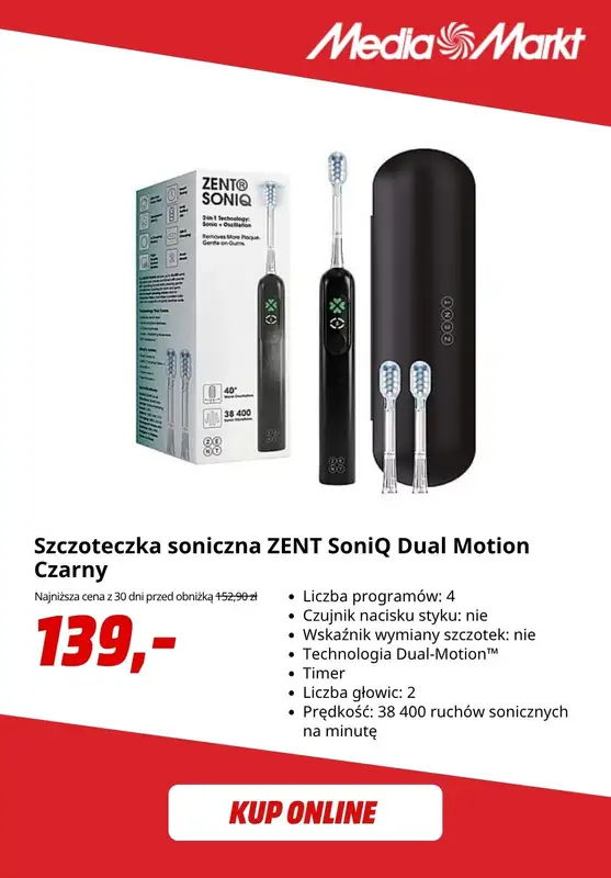 Media Markt - gazetka promocyjna Szczoteczki soniczne w super cenach! od środy 27.05 do środy 03.06 - strona 2