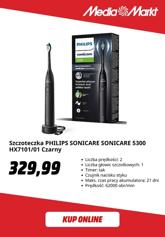 Media Markt - gazetka promocyjna Szczoteczki soniczne w super cenach! od środy 27.05 do środy 03.06 - strona 7