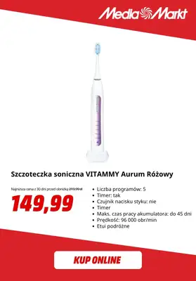 Media Markt - gazetka promocyjna Szczoteczki soniczne w super cenach! od środy 27.05 do środy 03.06 - strona 5