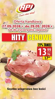 API Market - gazetka promocyjna Plakat promocyjny od środy 27.05 do piątku 29.05