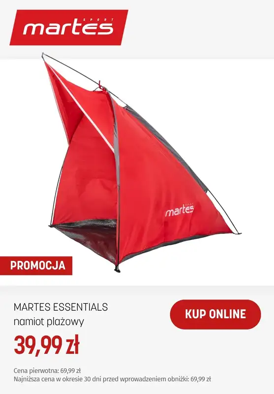 Martes Sport - gazetka promocyjna Letnie produkty Martes w supercenach od środy 27.05  - strona 10