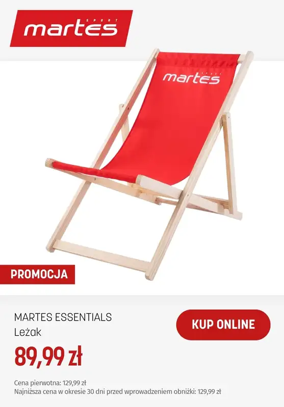 Martes Sport - gazetka promocyjna Letnie produkty Martes w supercenach od środy 27.05  - strona 8