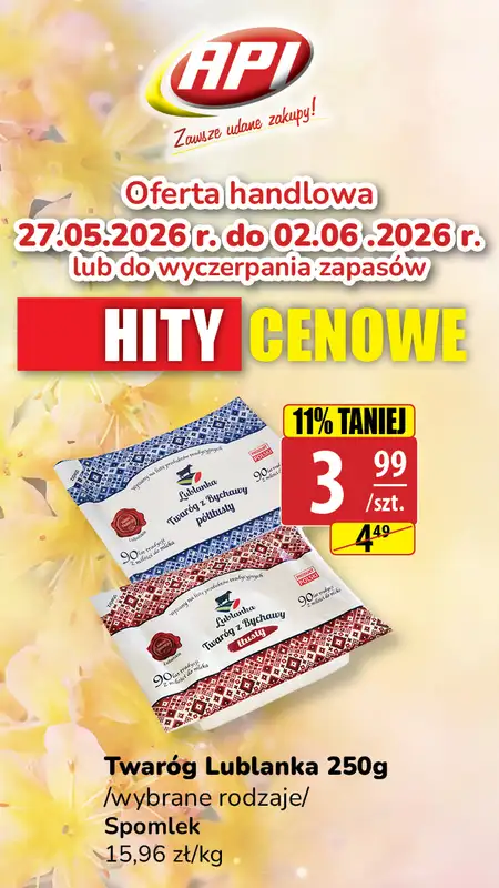 API Market - gazetka promocyjna Plakaty promocyjne od środy 27.05 do wtorku 02.06 - strona 6
