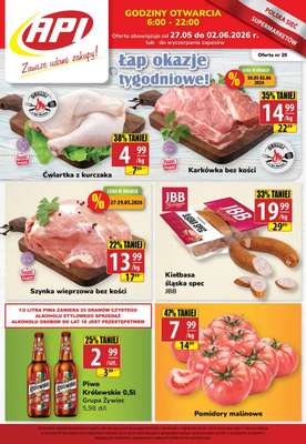 API Market - gazetka promocyjna Gazetka od środy 27.05 do wtorku 02.06