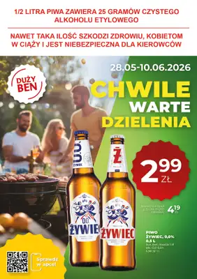 Duży Ben - gazetka promocyjna Gazetka piwna od czwartku 28.05 do środy 10.06