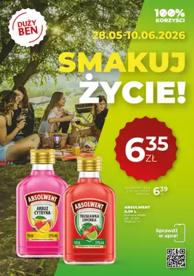 Duży Ben - gazetka promocyjna Gazetka alkoholowa od czwartku 28.05 do środy 10.06
