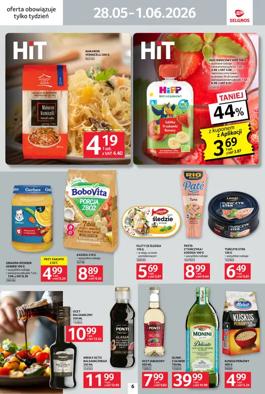 Selgros - gazetka promocyjna Jeszcze więcej super promocji! od czwartku 28.05 do poniedziałku 01.06 - strona 6