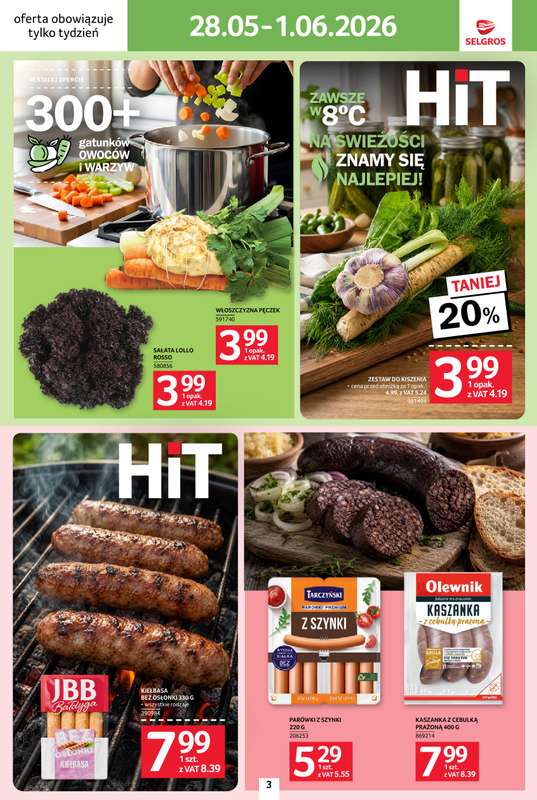 Selgros - gazetka promocyjna Jeszcze więcej super promocji! od czwartku 28.05 do poniedziałku 01.06 - strona 3