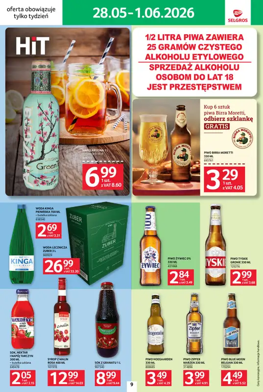 Selgros - gazetka promocyjna Jeszcze więcej super promocji! od czwartku 28.05 do poniedziałku 01.06 - strona 9