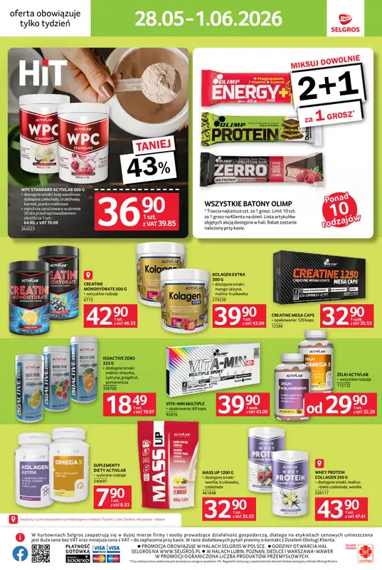 Selgros - gazetka promocyjna Jeszcze więcej super promocji! od czwartku 28.05 do poniedziałku 01.06 - strona 11