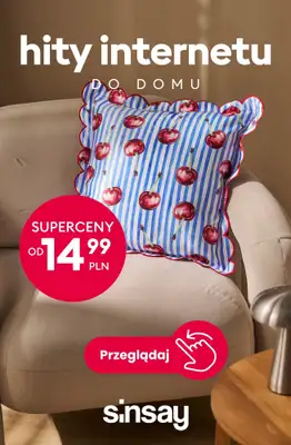 Sinsay - gazetka promocyjna HITY INTERNETU do domu - od 14,99 PLN od środy 27.05 do wtorku 02.06