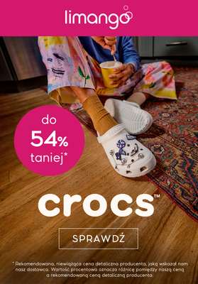 Limango - gazetka promocyjna Crocs do 54% taniej od piątku 29.05 do niedzieli 31.05
