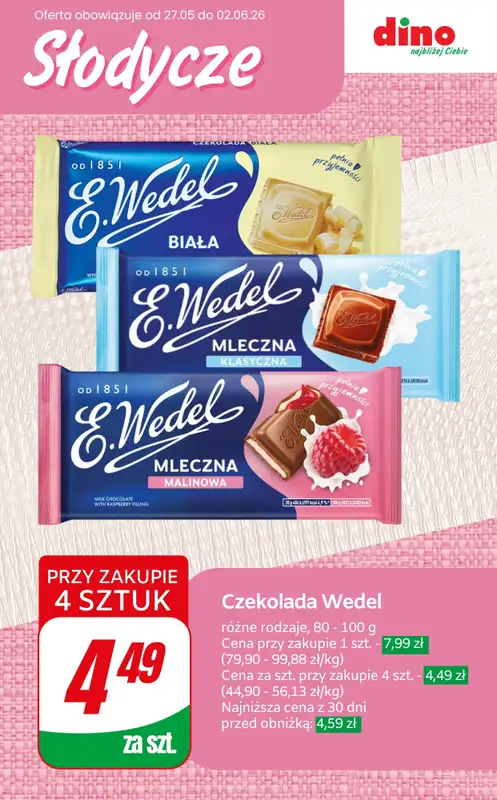 Dino - gazetka promocyjna Słodycze na Dzień Dziecka – najlepsze okazje! od czwartku 28.05 do wtorku 02.06 - strona 5