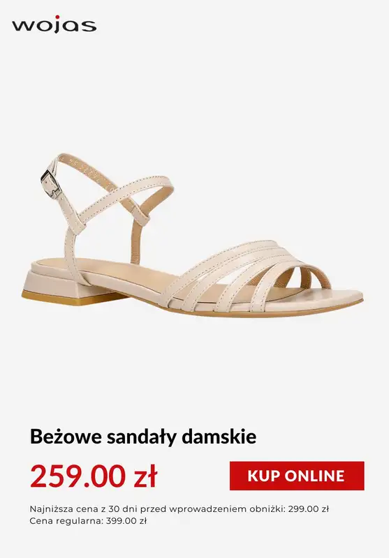 BEST SALE - gazetka promocyjna Wojas | Pogłębienie mid season sale od środy 27.05  - strona 8