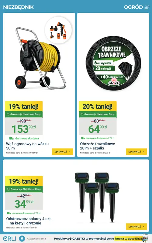 ERLI - gazetka promocyjna Ogrodowe okazje tygodnia na ERLI! od środy 27.05 do niedzieli 31.05 - strona 6