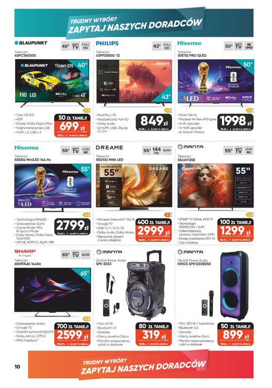 Max Elektro - gazetka promocyjna Gazetka od czwartku 28.05 do środy 01.07 - strona 10