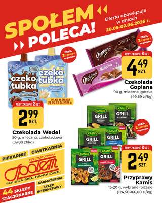 Społem Częstochowa - gazetka promocyjna Plakaty promocyjne od czwartku 28.05 do wtorku 02.06 - strona 3