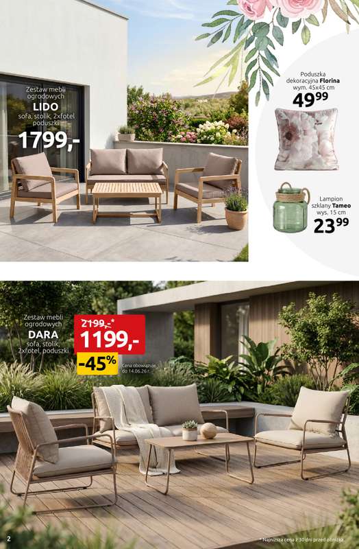 Black Red White - gazetka promocyjna Twój ogród taki, jak lubisz! od czwartku 28.05 do niedzieli 14.06 - strona 2