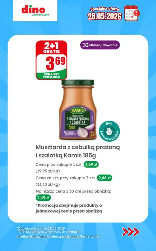 Dino - gazetka promocyjna Specjalna oferta na 28.05.2026 - promocje spoza gazetki od czwartku 28.05 do czwartku 28.05 - strona 4