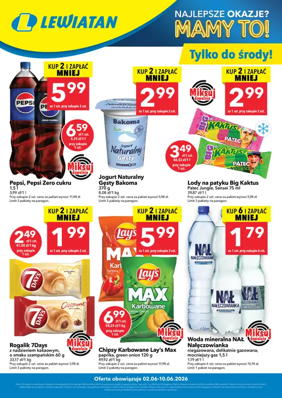 LEWIATAN - gazetka promocyjna W wielopakach taniej!  