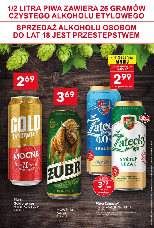 LEWIATAN - gazetka promocyjna Gazetka „MAMY TO w Lewiatanie” od wtorku 02.06 do środy 10.06 - strona 13
