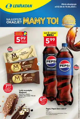 LEWIATAN - gazetka promocyjna Gazetka „MAMY TO w Lewiatanie” od wtorku 02.06 do środy 10.06