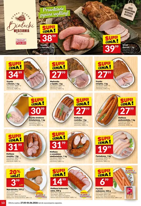 Twój Market - gazetka promocyjna Gazetka od środy 27.05 do poniedziałku 01.06 - strona 10
