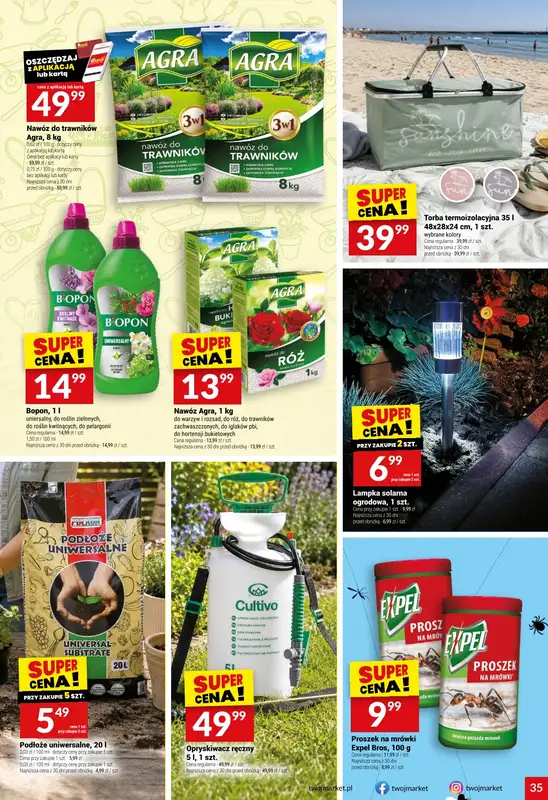Twój Market - gazetka promocyjna Gazetka od środy 27.05 do poniedziałku 01.06 - strona 35
