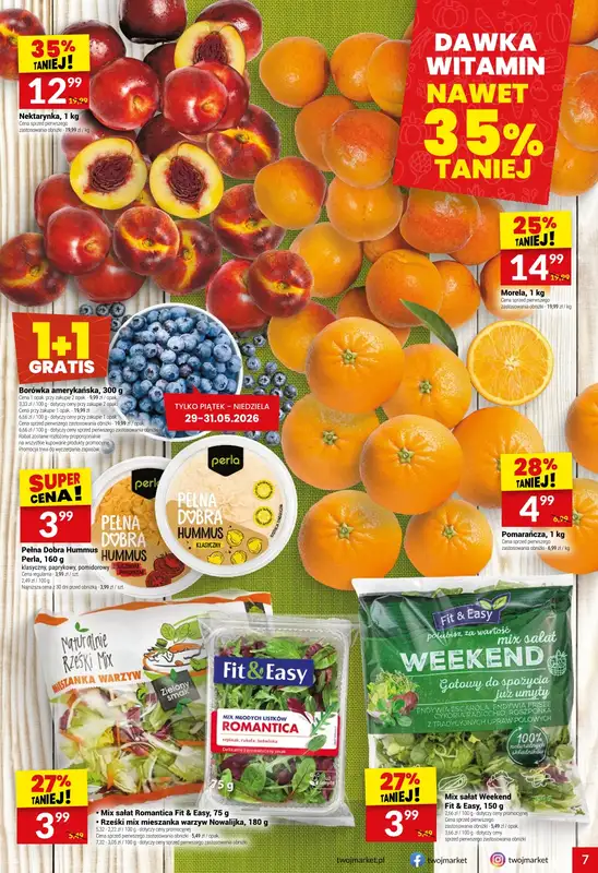 Twój Market - gazetka promocyjna Gazetka od środy 27.05 do poniedziałku 01.06 - strona 7