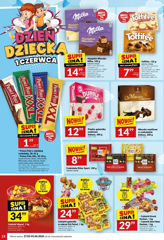Twój Market - gazetka promocyjna Gazetka od środy 27.05 do poniedziałku 01.06 - strona 18