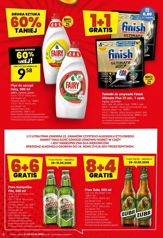 Twój Market - gazetka promocyjna Gazetka od środy 27.05 do poniedziałku 01.06 - strona 4